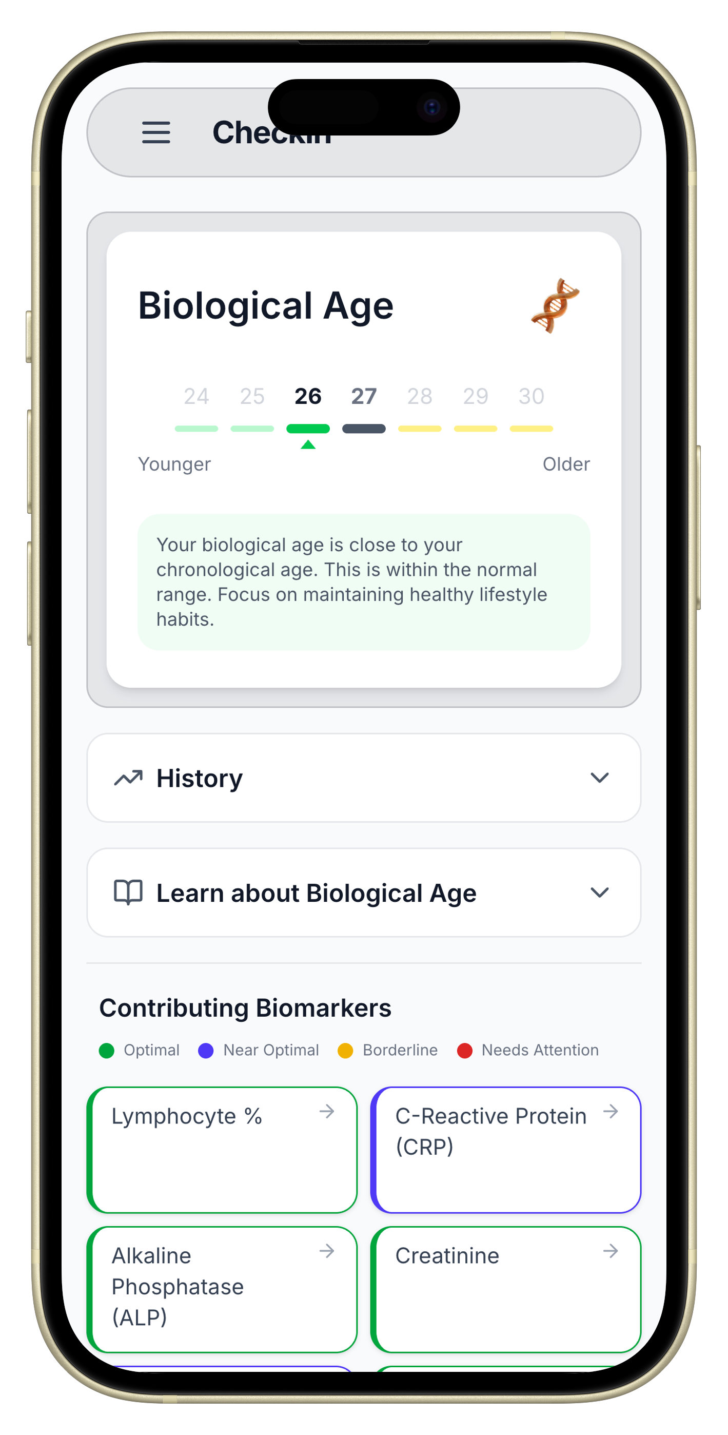 Biological Age Assessment