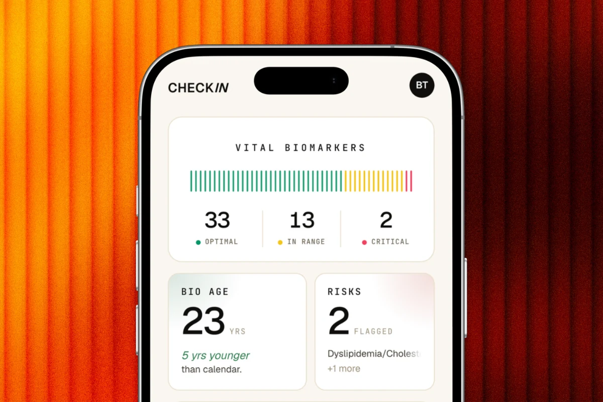Personalised health dashboard